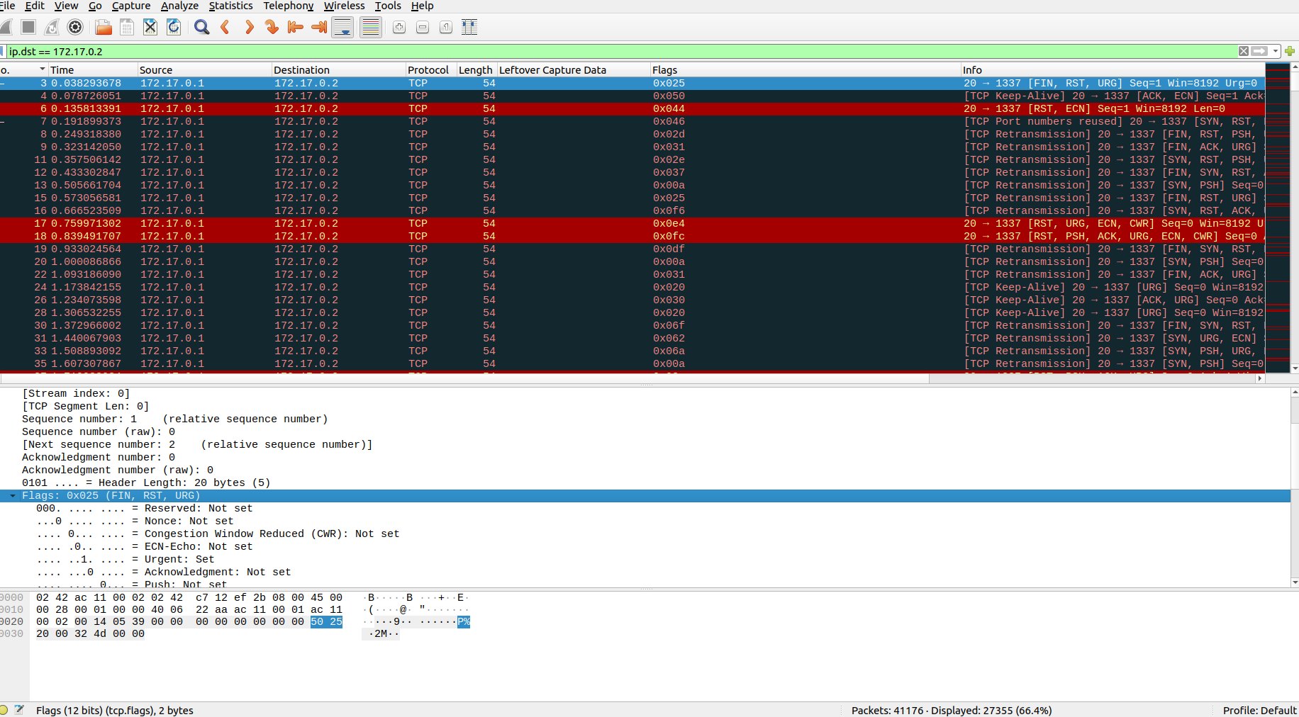 Capture wireshark 404ctf